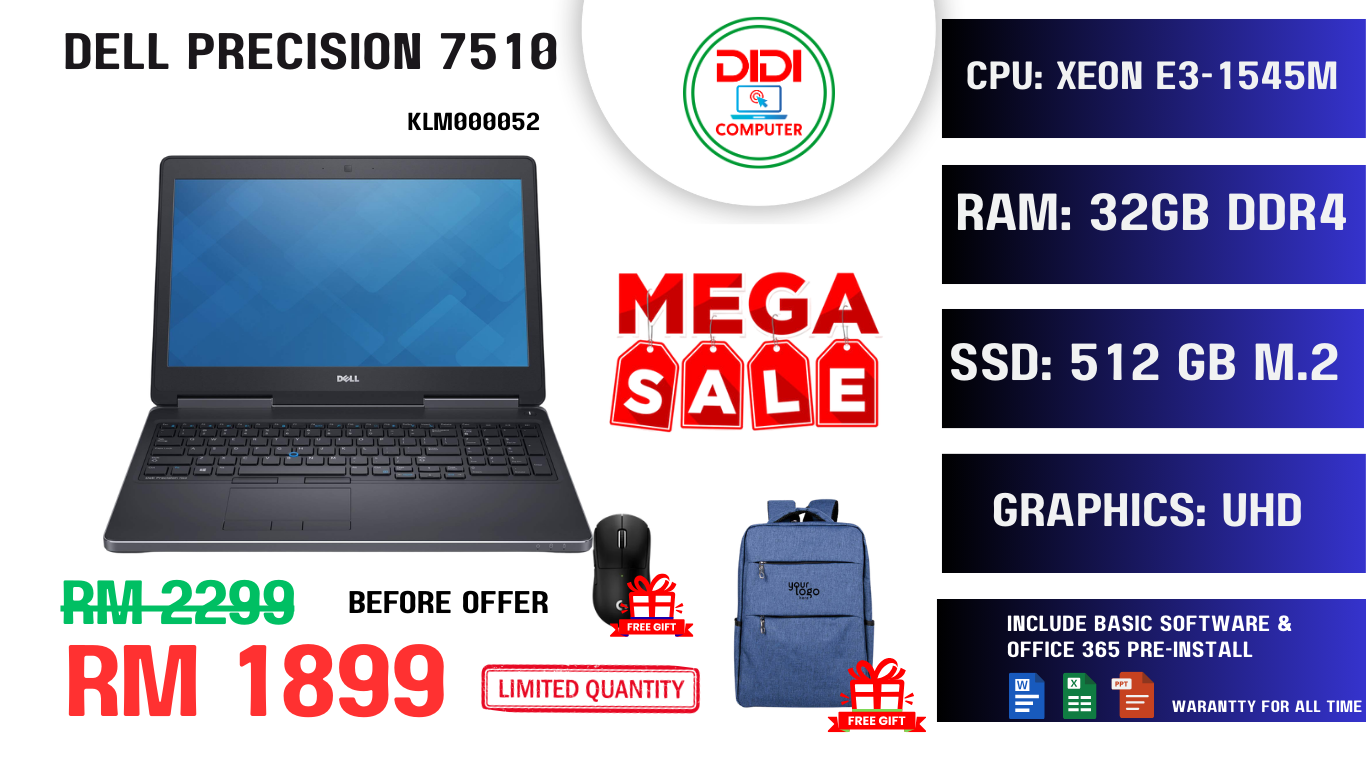 REFURBIHED DELL PRCISION 7510