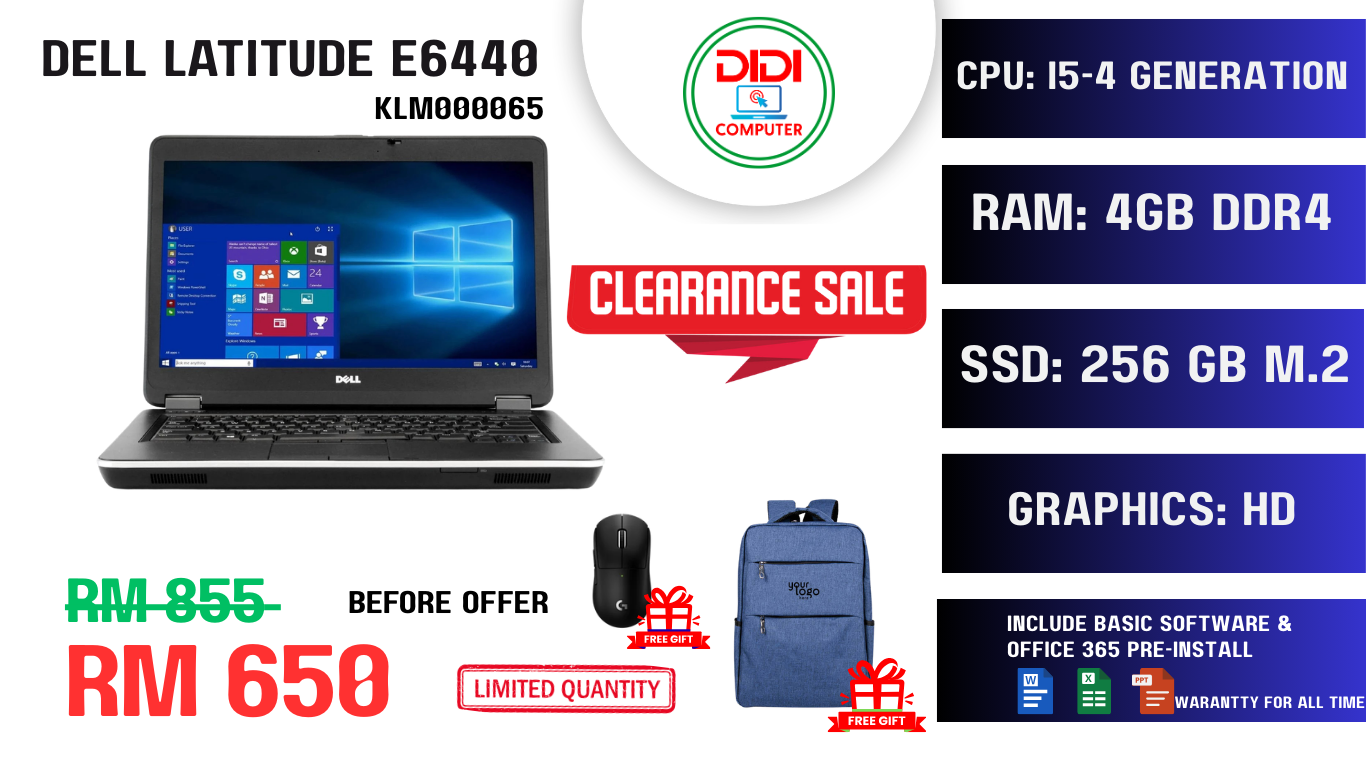 REFURBISHED DELL LATITUDE E6440