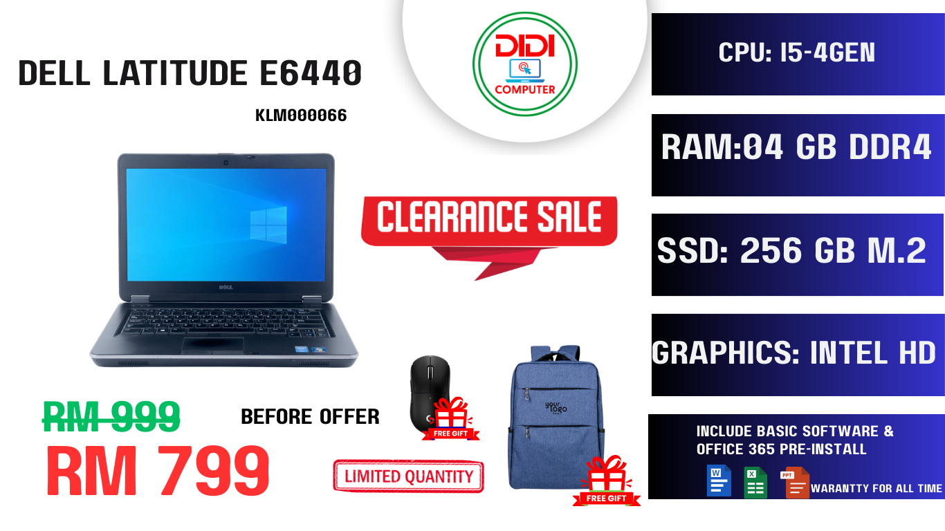 REFURBISHED DELL LATITUDE E6440