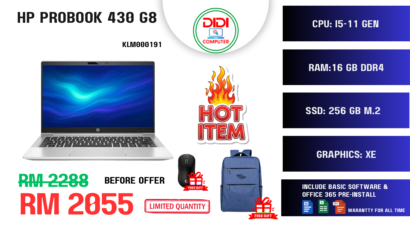 REFURBISHED  HP ProBook 430 G8