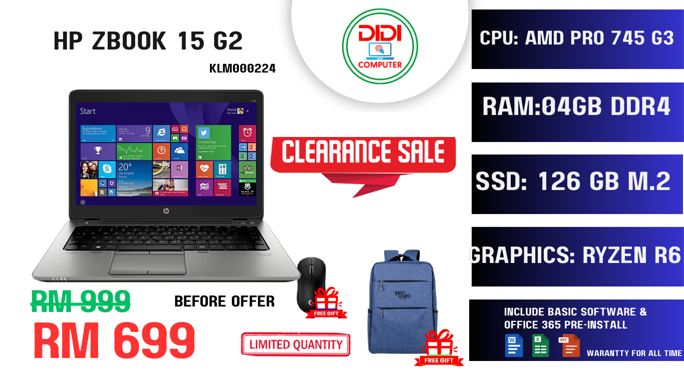 REFURBISHED HP ELITEBOOK 745 G3