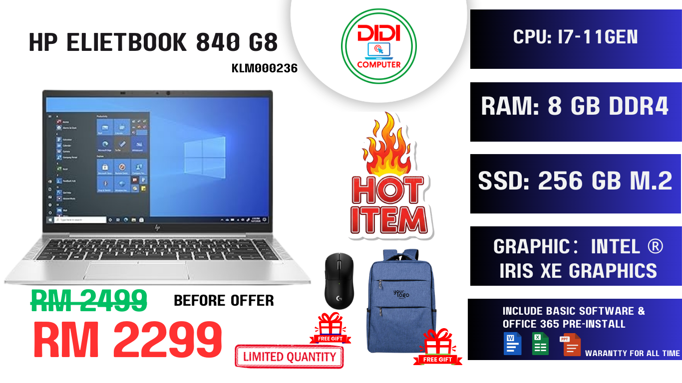 REFURBISHED HP ELITEBOOK 840 G8