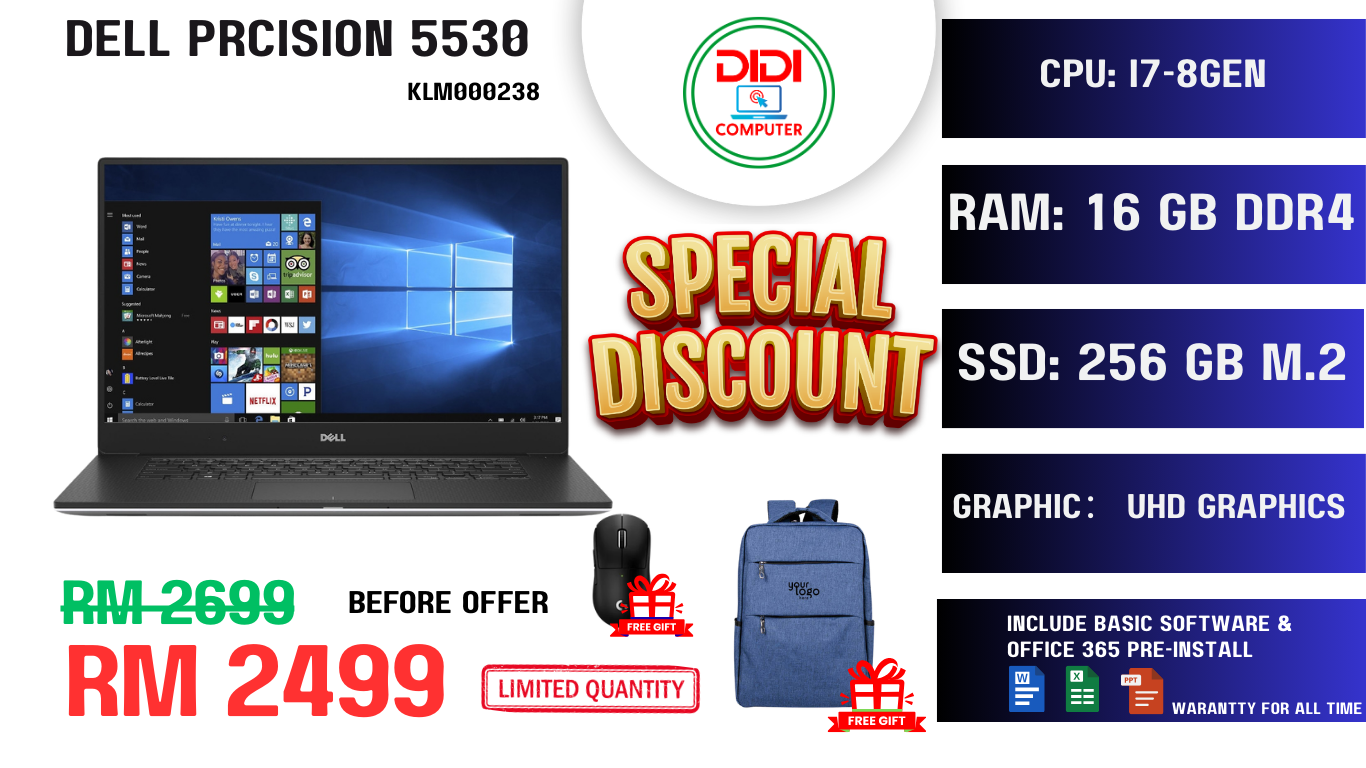 REFURBISHED DELL PRECISION 5530