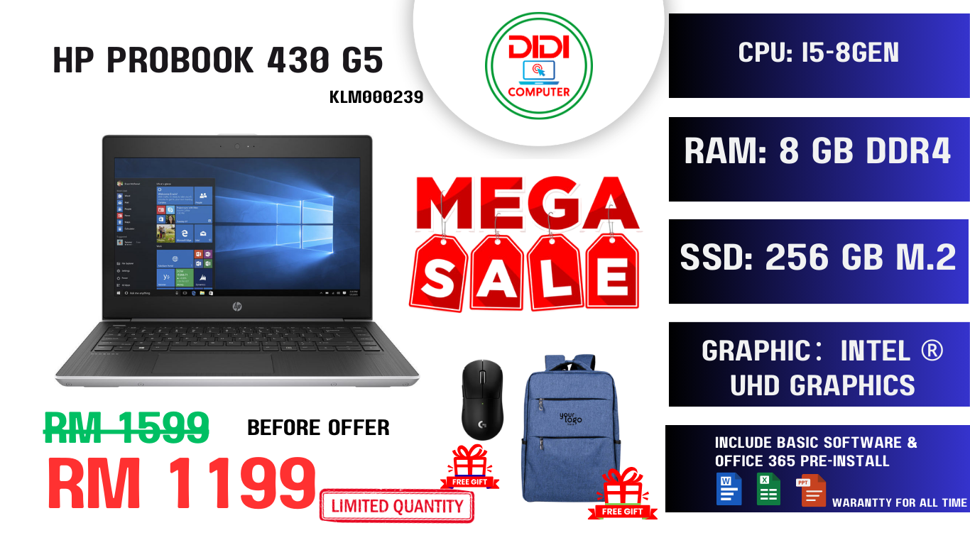 REFURBISHED HP PORBOOK 430 G5