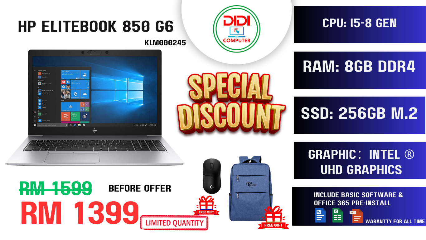 REFURBISHED HP ELITEBOOK 840 G6