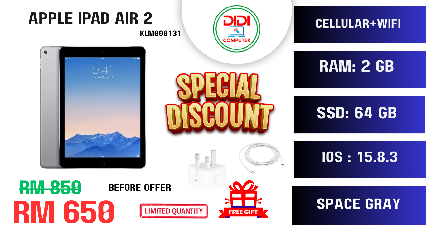 REFURBISHED iPAD AIR 2