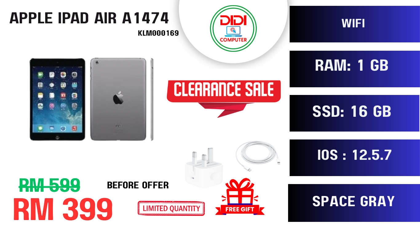 REFURBISHED iPad Air A1474