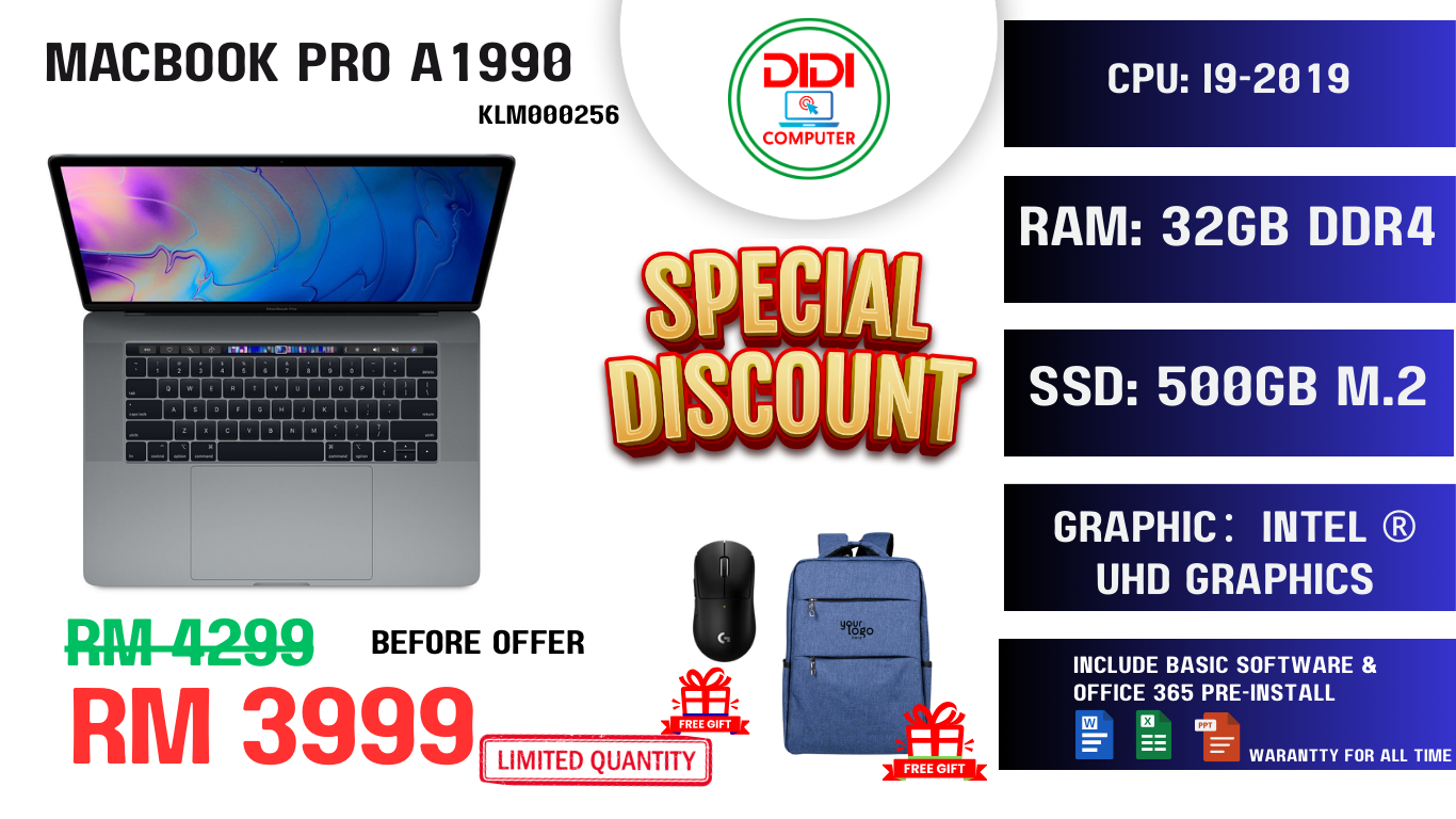 REFURBISHED MacBook Pro A1990