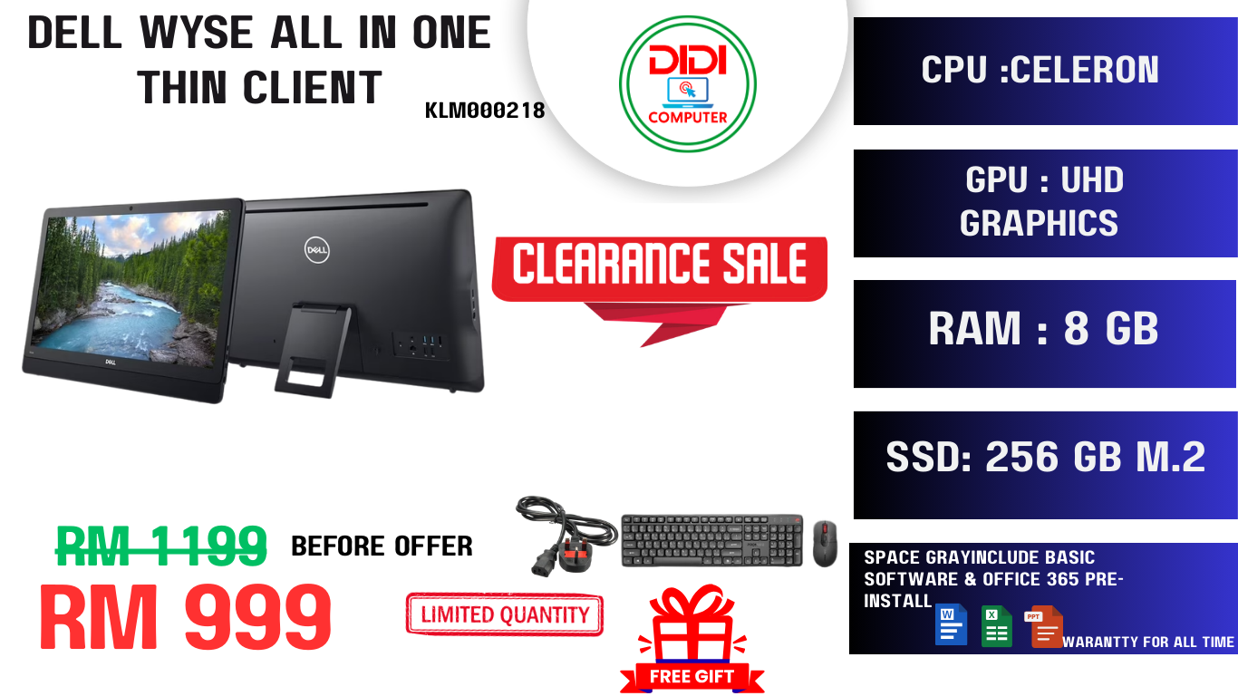 REFURBISHED Dell Wyse All in one Thin Client