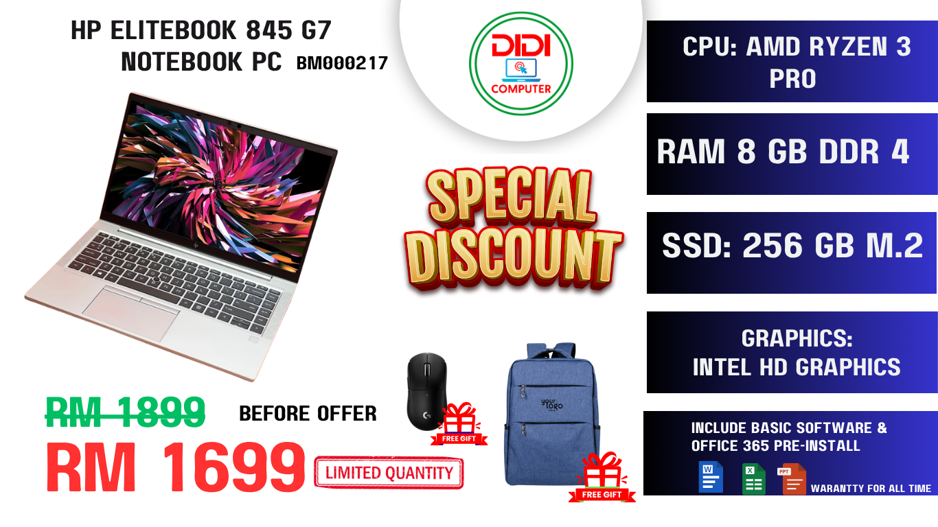 Refurbished HP ELITEBOOK 845 G7 NOTEBOOK PC