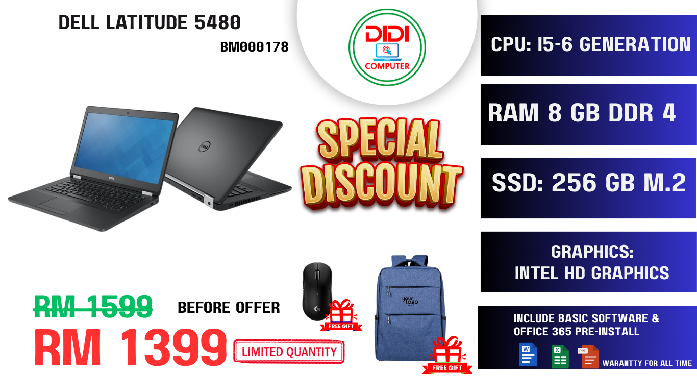 Refurbished DELL LATITUDE 5480