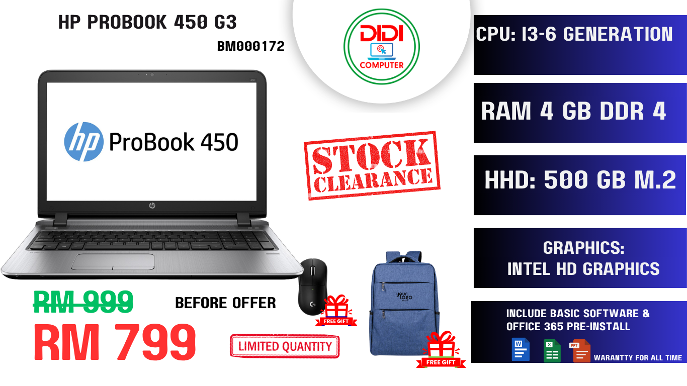 HP ProBook 450 G3