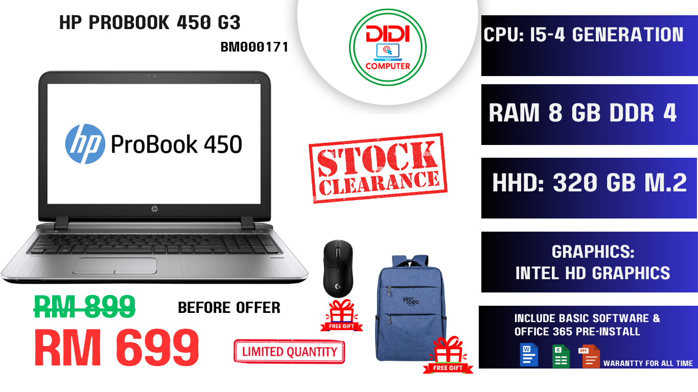 Refurbished HP PROBOOK 640 G1