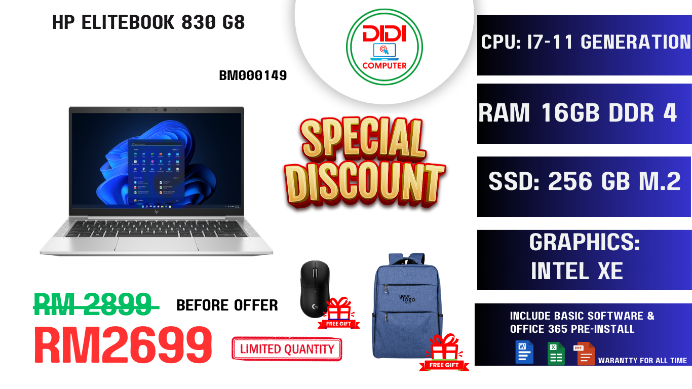 Refurbished HP ELITEBOOK 830 G8